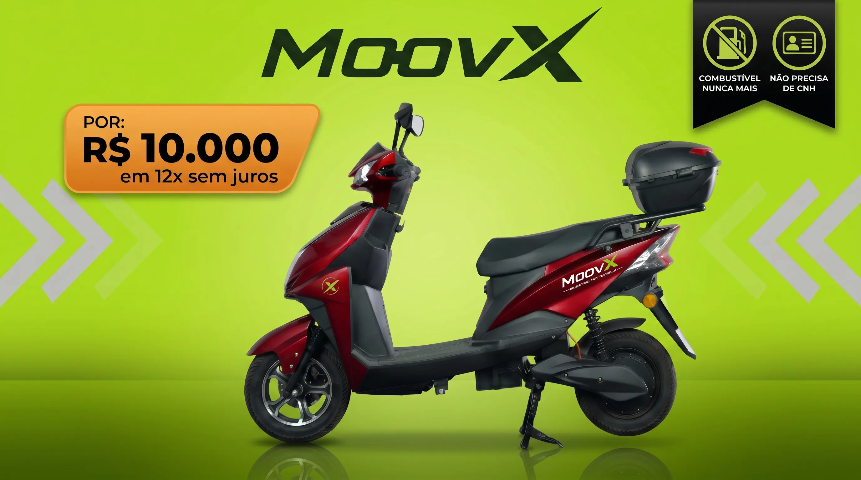 MOOVX - Oferta na cor vermelha